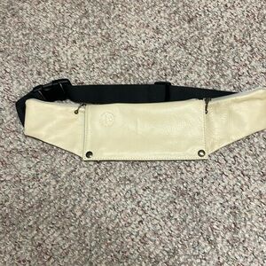 Leather waist belt/fanny pack/ crossbody bag